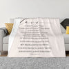 1 Corinthians 13 4:7 Bible Verse Fleece Blanket