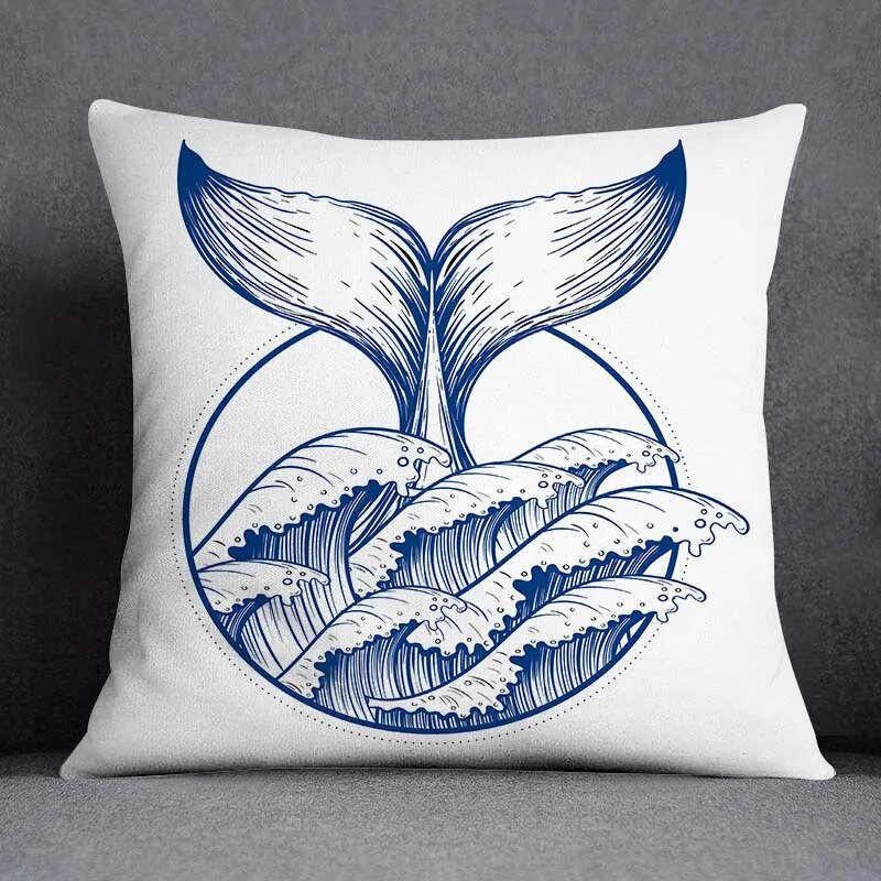 Marine Themed Cushion Cover