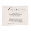 1 Corinthians 13 4:7 Bible Verse Fleece Blanket