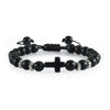 Natural Beaded Cross Bracelets