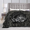 Lion Bible Verse Flannel Blanket