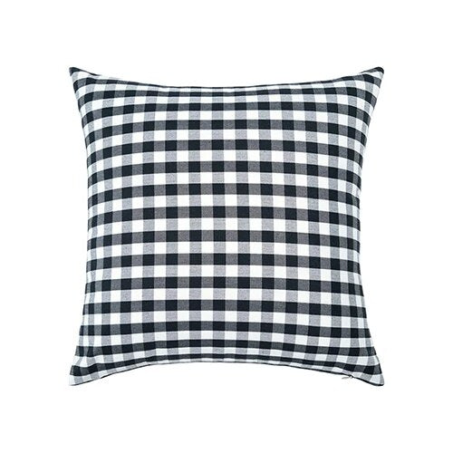 Monochrome Checkered Cushion Covers