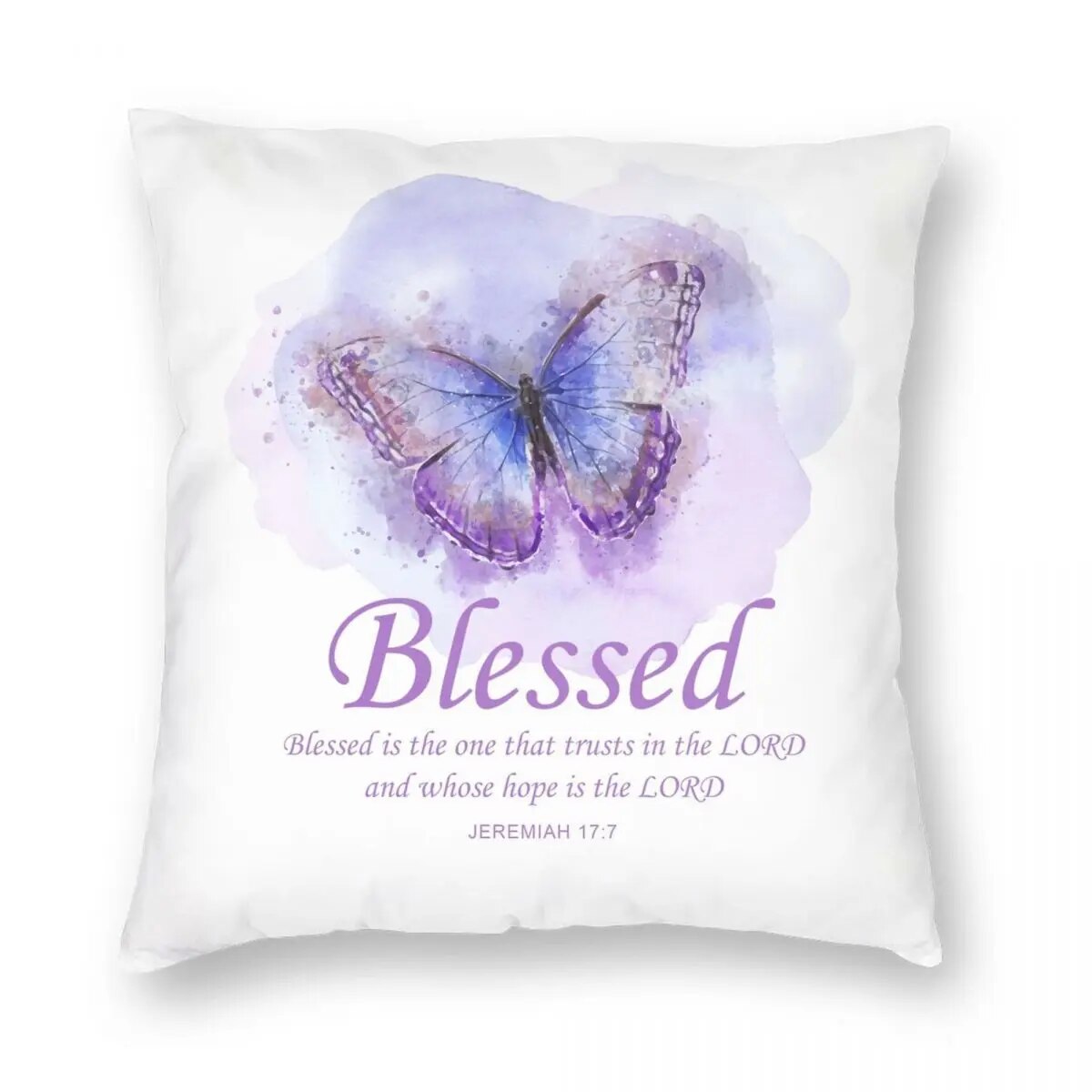 Jeremiah 17:7 Scripture Cushion Cover