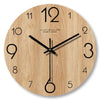 Wood Grain Quartz Wall Clock