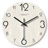 Wood Grain Quartz Wall Clock