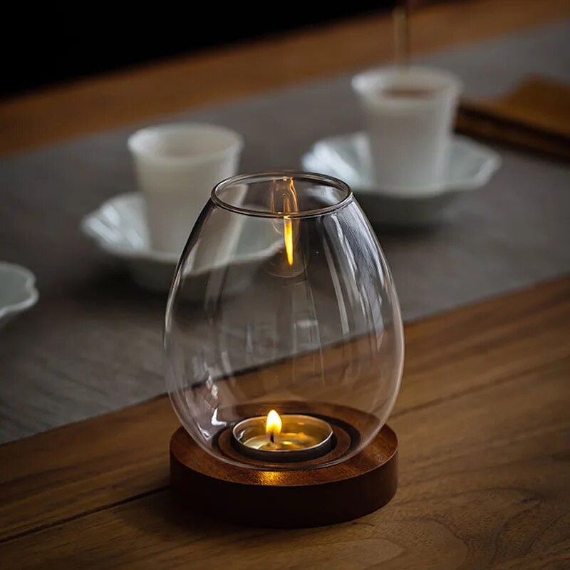 Dome Glass Candle Holder