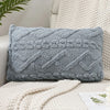 Jacquard Knit Rectangular Cushion Cover