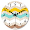 Wood Grain Quartz Wall Clock