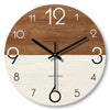 Wood Grain Quartz Wall Clock