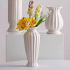 Antique Style White Table Vase
