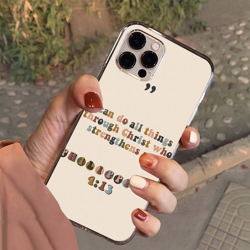 Philippians Bible Verses iPhone Cases