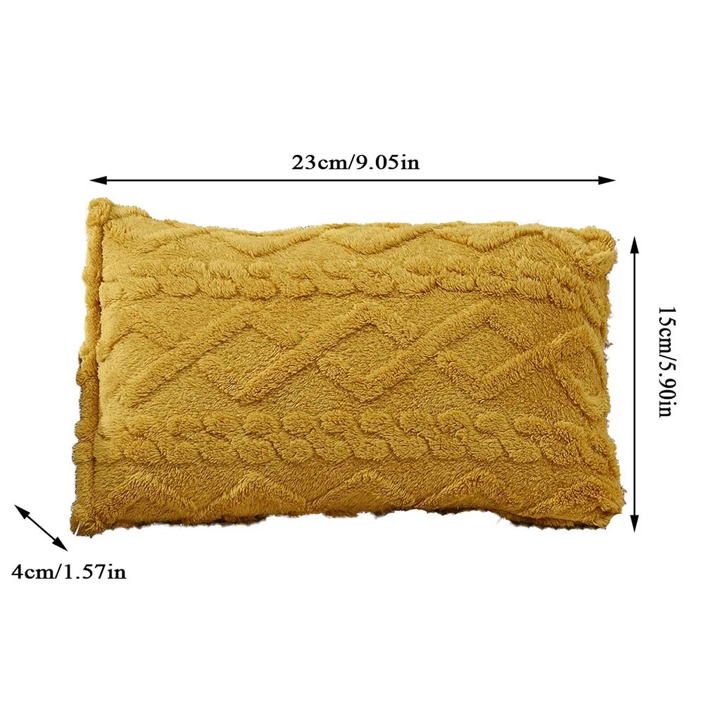 Jacquard Knit Rectangular Cushion Cover