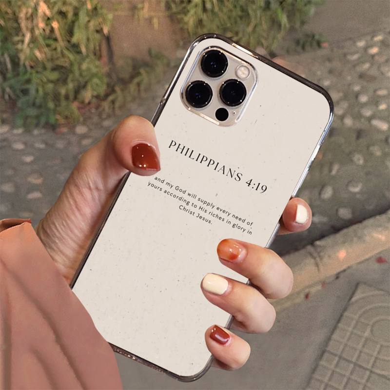 Philippians Bible Verses iPhone Cases