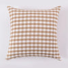 Cream Checkered Cushion Covers