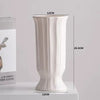 Antique Style White Table Vase