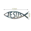 Jesus Fish Symbol 3D Car Sticker
