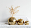 Golden Plated Ball Vase