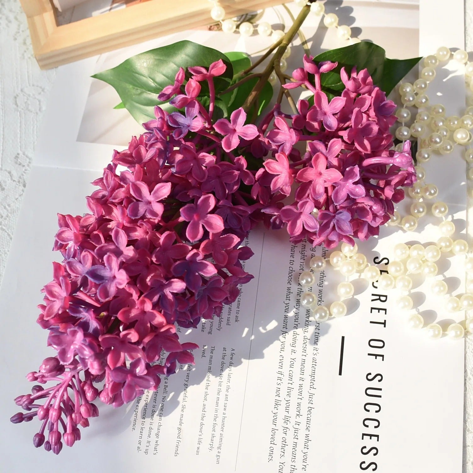 Artificial Lilac Blooms