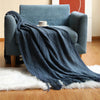 Textured Knit Throw Blanket