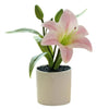 Artificial Potted Lily Plant