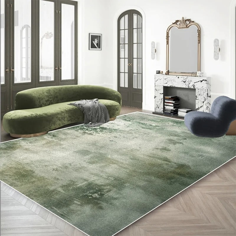 Verdura Abstract Green Rug