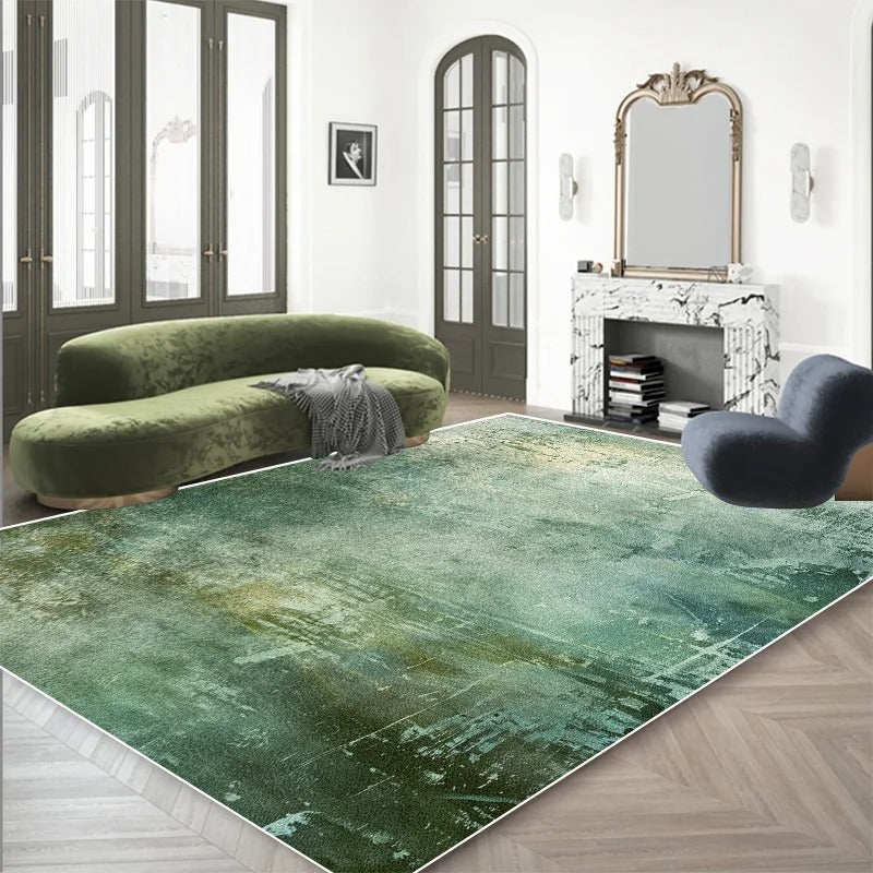 Verdura Abstract Green Rug