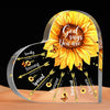God Says.... Sunflower Plaque