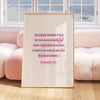 Grace in Pink Jeremiah Scripture Wall Art