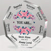You Are... Floral Acrylic Plaque
