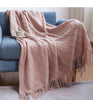 Textured Knit Throw Blanket