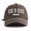 God Is Good Washed Baseball Cap