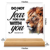 Isaiah 41:10 Lion Acrylic Plaque