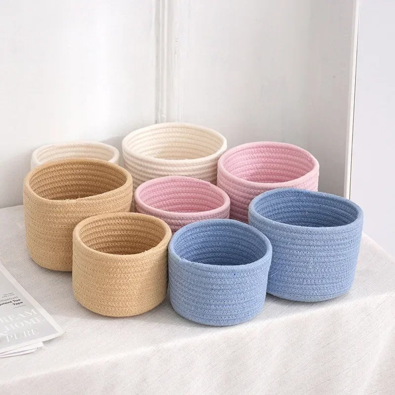 Handmade Cotton Storage Basket