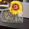 God Says.... Sunflower Plaque