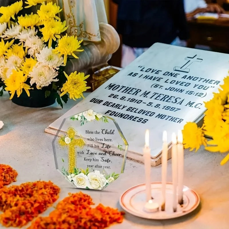 Bless this Child Acrylic Plaque