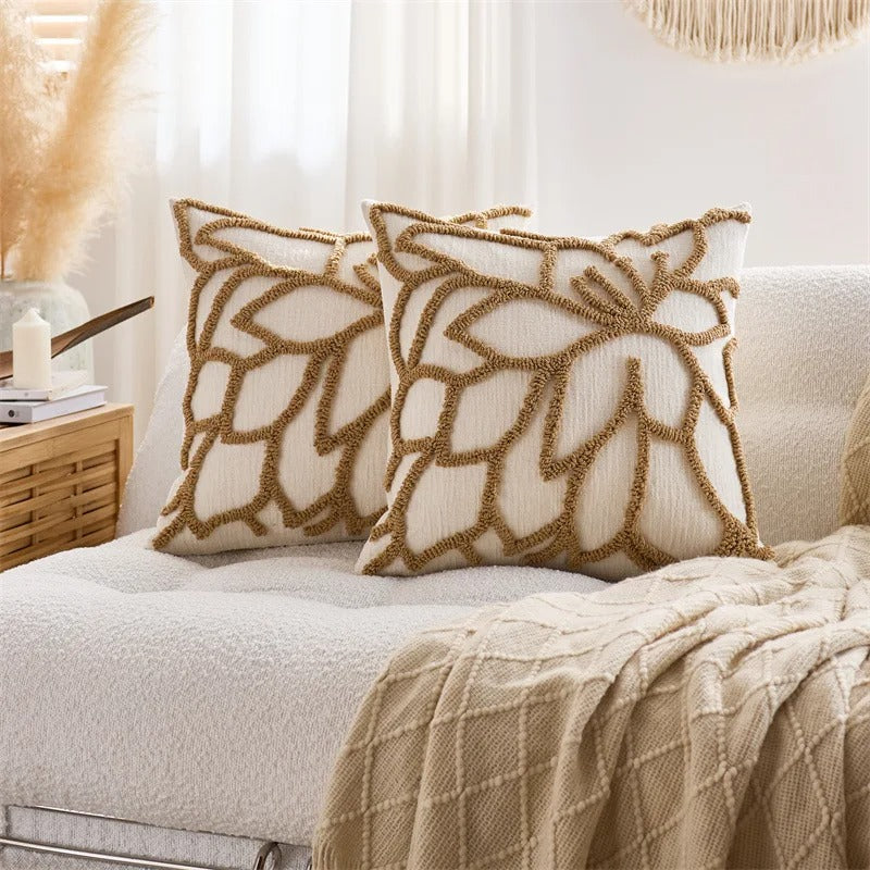 Florencia Tufted Floral Cushion Cover