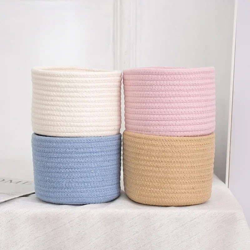 Handmade Cotton Storage Basket