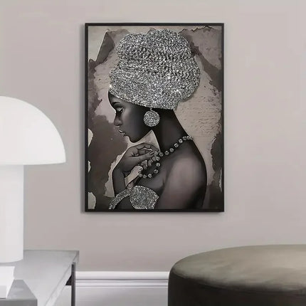 Serenity Silhouette African Canvas Art