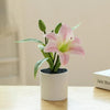 Artificial Potted Lily Plant