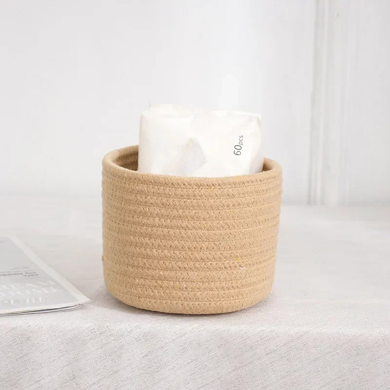 Handmade Cotton Storage Basket