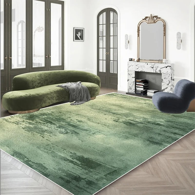 Verdura Abstract Green Rug