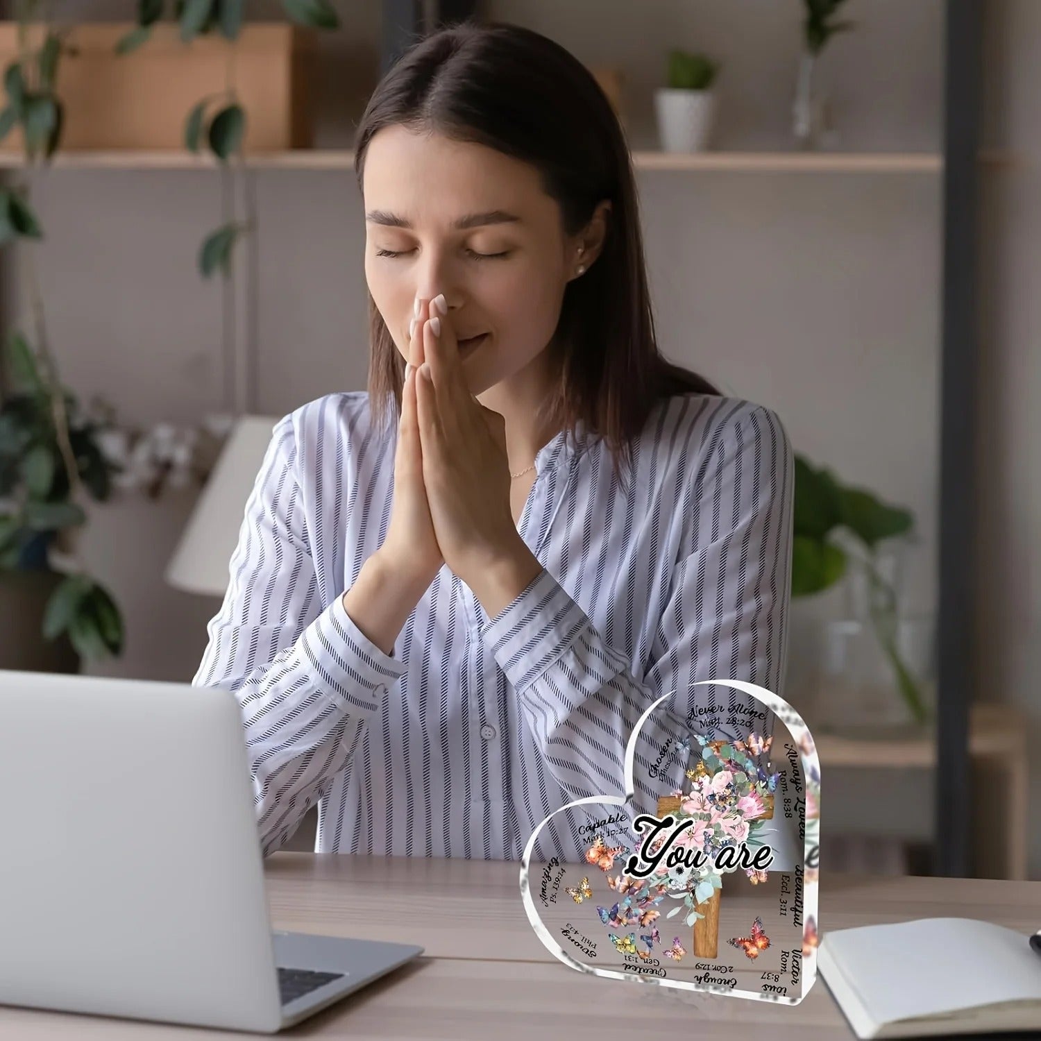 You Are... Cross Acrylic Plaque