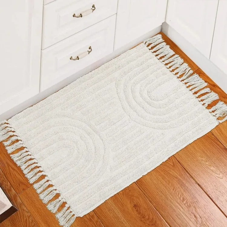 Aurora Tufted Cotton Tassel Rug