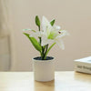 Artificial Potted Lily Plant