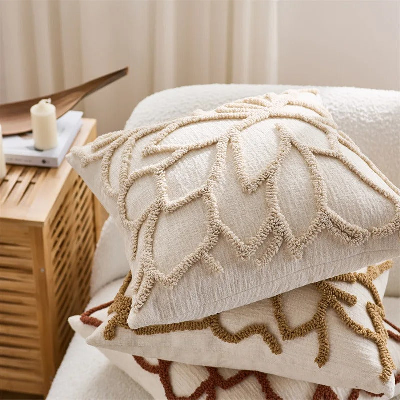 Florencia Tufted Floral Cushion Cover