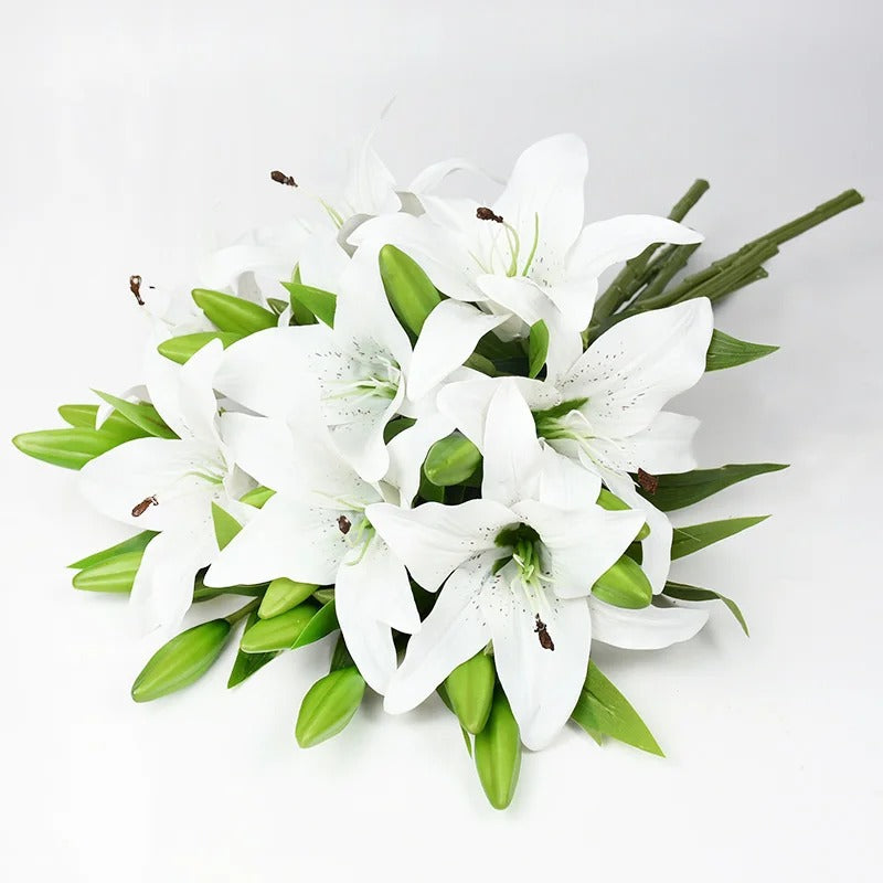 Artificial Lily Flower Bouquet
