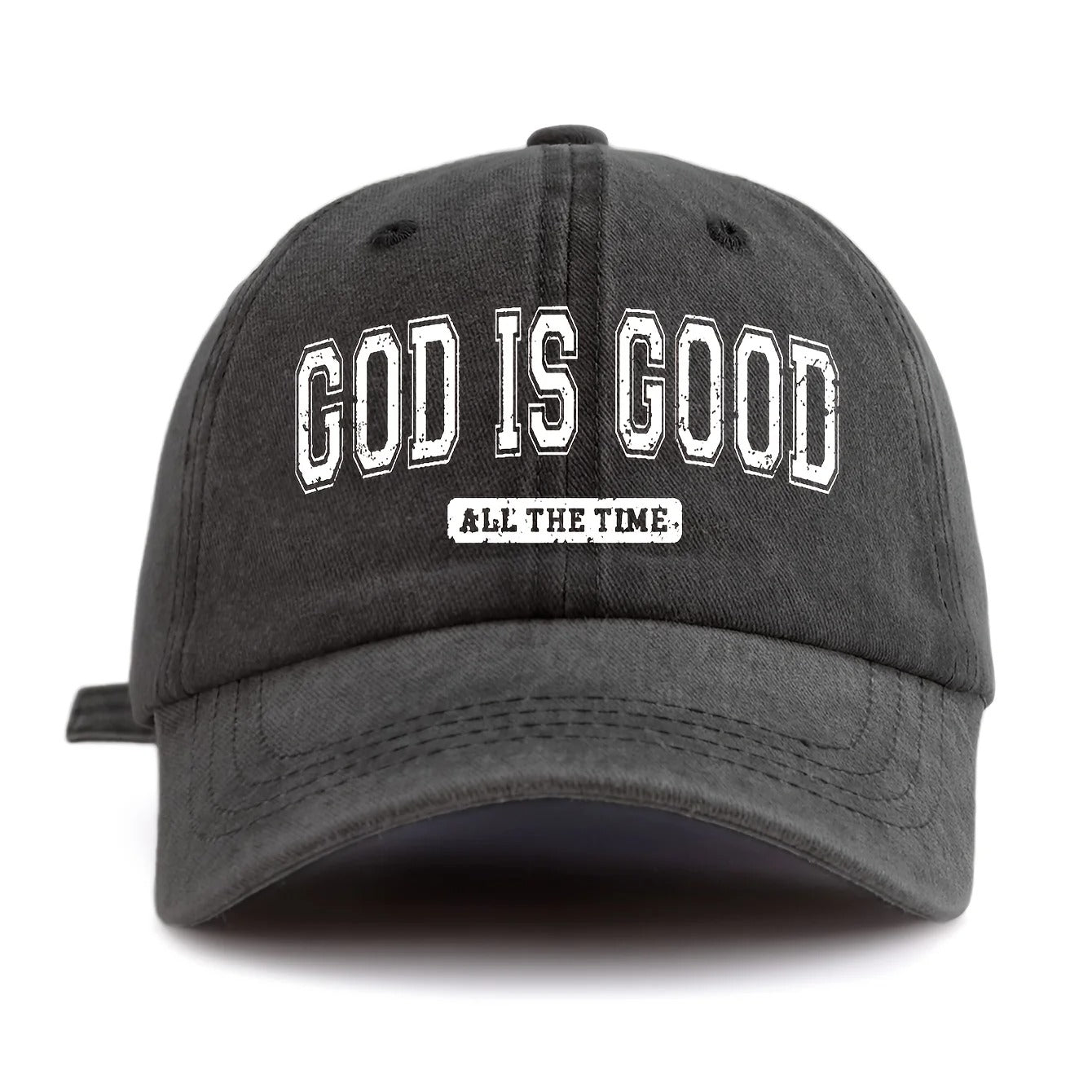 God Is Good Washed Baseball Cap