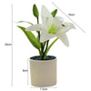 Artificial Potted Lily Plant