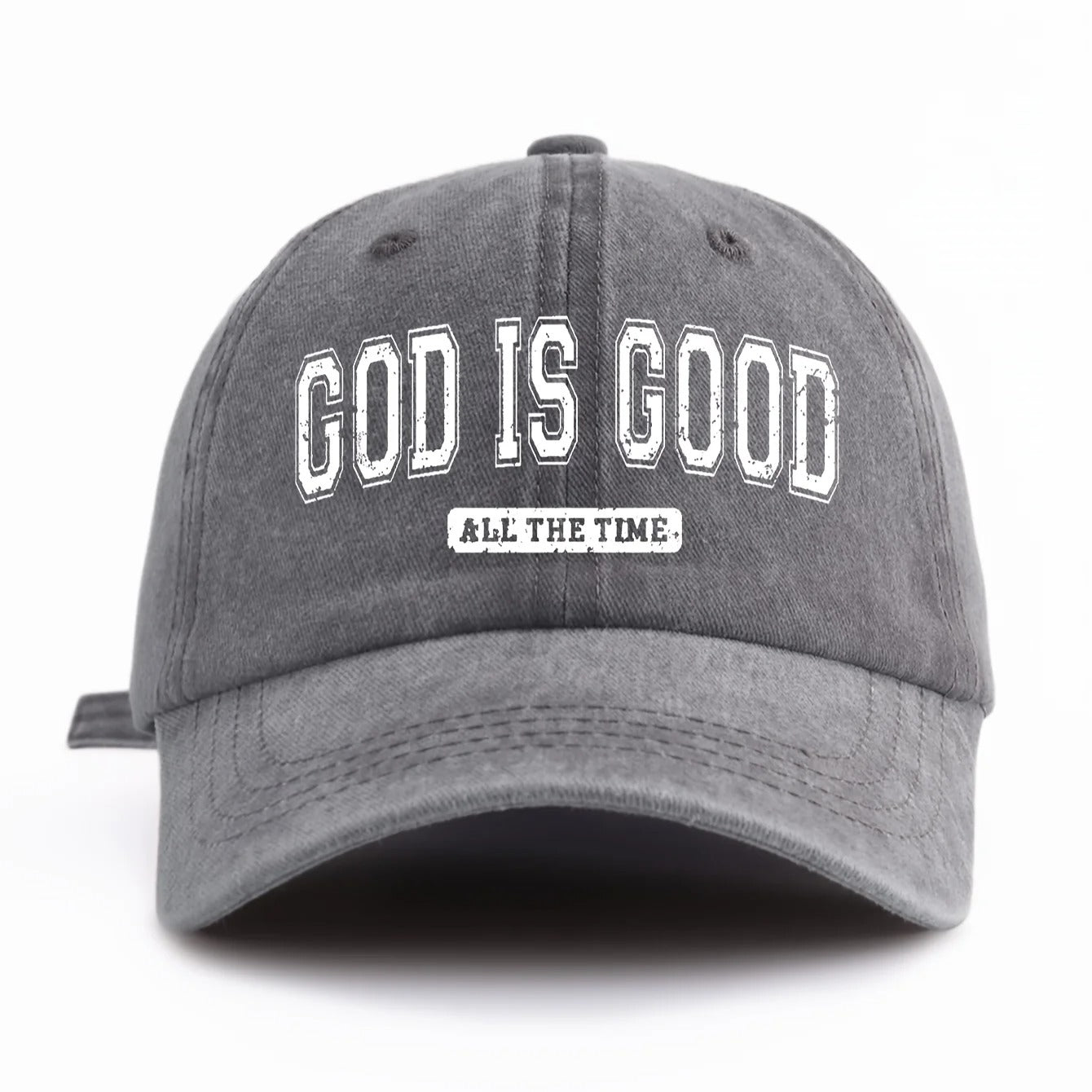 God Is Good Washed Baseball Cap