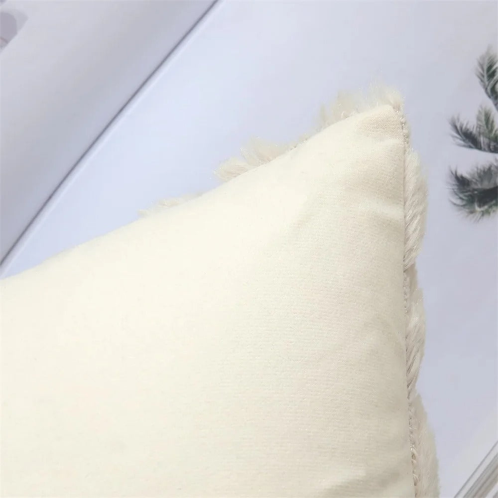 Celeste Plush Cotton Cushion Cover